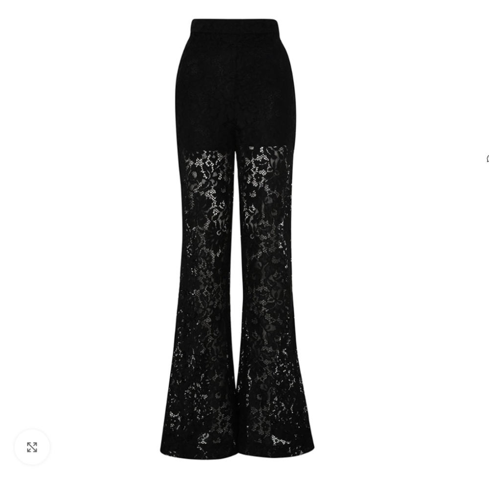 NWT ZIMMERMANN Matchmaker flared lace trousers